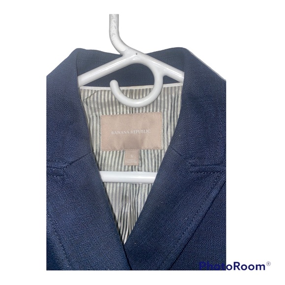 Banana Republic Womens Blazer - Size 8, Navy Blue - Picture 3 of 3